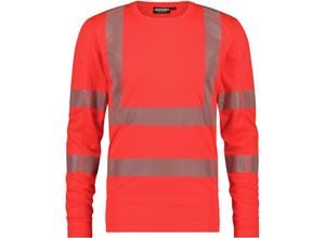 5414729179520 - - Carterville UV-T-Shirt mit langen Ärmeln neonrot xs 150g - neonrot