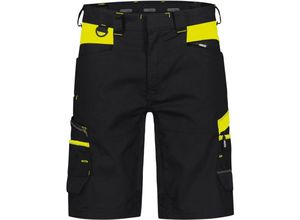 5414729204956 - Manilla Arbeitsshorts SCHWARZ NEONGELB 54 245g - SCHWARZ NEONGELB