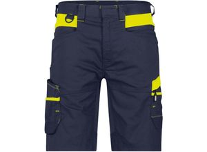 5414729205045 - Manilla Arbeitsshorts NACHTBLAU NEONGELB 42 245g - NACHTBLAU NEONGELB