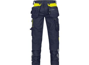 5414729206028 - Shanghai Arbeitshose NACHTBLAU NEONGELB 46 245g - NACHTBLAU NEONGELB