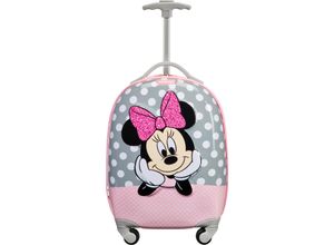 5414847855986 - 4-Rollen-Trolley Hartschale Minnie Maus-Motiv für Kinder grau