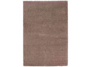 5414995208214 - Teppich HEINE HOME Teppiche Gr Ø 120 cm 30 mm 1 St grau (taupe) Esszimmerteppiche