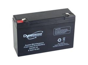 5415239001240 - Dyno Europe bleiakku - 6 v - 10 Ah - 151 x 50 x 101 mm - black