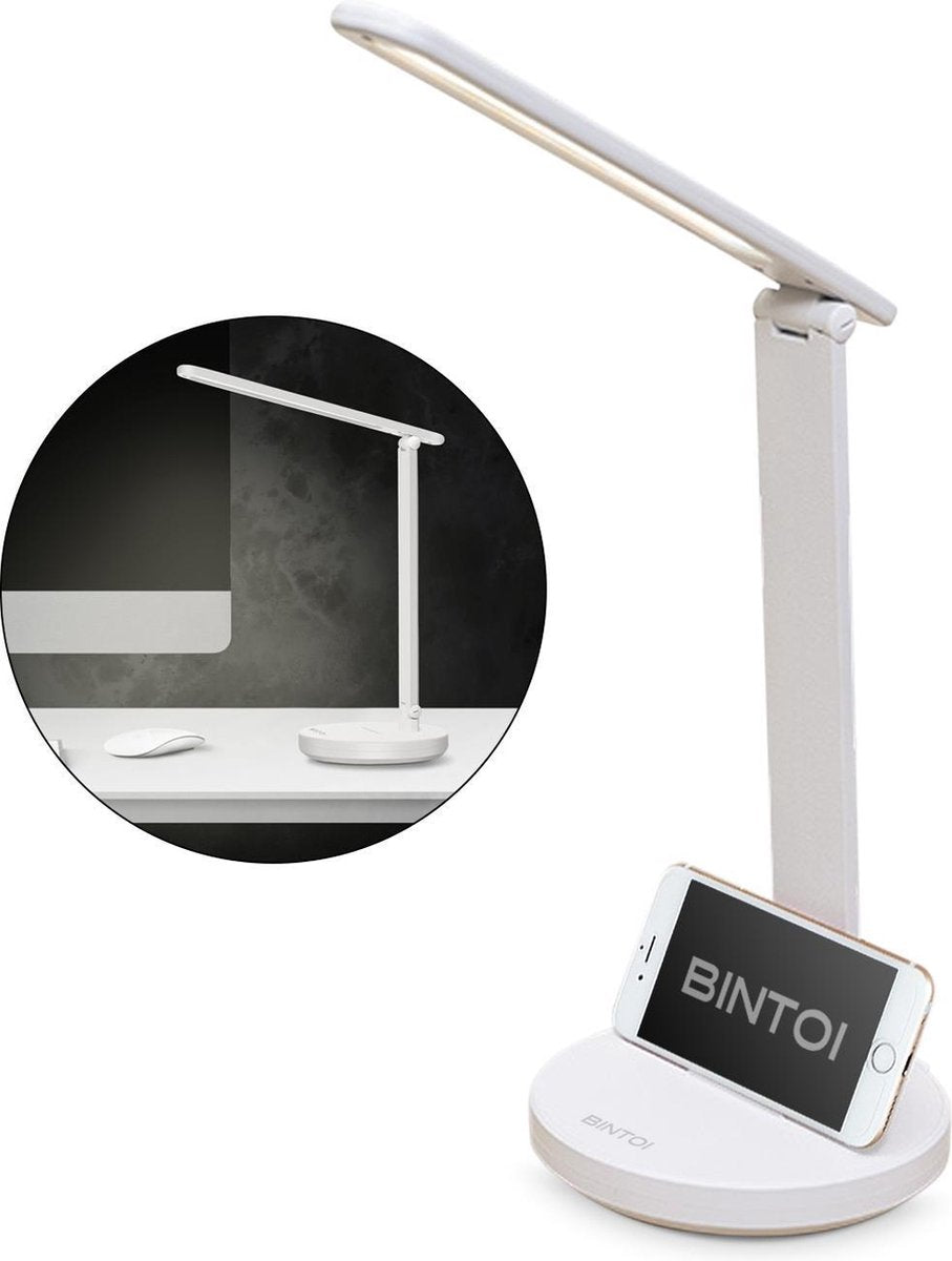 5419980160409 - Bintoi® DL100 - Schreibtischlampe LED - Leselampe - Bettlampe - Touch Control - Dimmbar - Weißes und warmes Licht 5419980160409 - Bintoi® DL100 - Schreibtischlampe LED - Leselampe - Bettlampe - Touch Control - Dimmbar - Weißes und warmes Licht