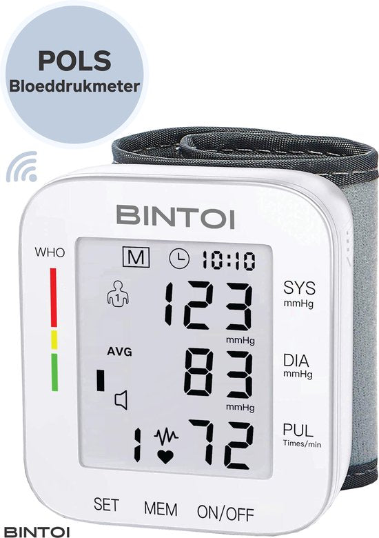 5419980160430 - Bintoi® BXE200 - Handgelenk-Blutdruckmessgerät - Herzfrequenzmessgerät