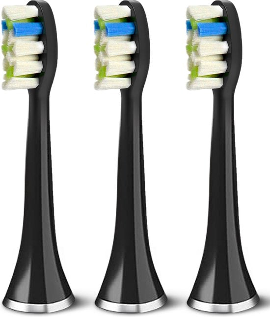 5419980162564 - Bintoi® iSonic ProClean - Elektrische Zahnbürstenköpfe - 3 Stück - Geeignet für Bintoi iSonic D700 D600 - Jahresbedarf - Schwarz 5419980162564 - Bintoi® iSonic ProClean - Elektrische Zahnbürstenköpfe - 3 Stück - Geeignet für Bintoi iSonic D700 D600 - Jahresbedarf - Schwarz