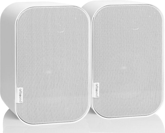 5420020104321 - UNI20 2er-Set Passivlautsprecher 2-Wege-HiFi-Lautsprecher 10-40 Watt Wandhalterung mit Kugelgelenk geeignet für Räume bis 20 m² wie Flur Küche WC Farbe weiß