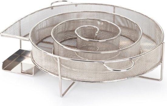 5420059846643 - Barbecook - Räucherbox - Raucherzeuger - Räucherbox - Kalträuchern BBQ Barbeque - Kalträuchern - Spirale - Edelstahl - Ø 17 cm