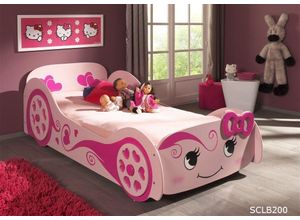 5420070207706 - VIPACK - Autobett Pretty Girl rosa (Love Car Bed) Liegefläche 90 x 200 cm