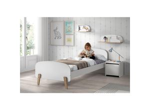 5420070221757 - Vipack Einzelbett Kiddy 90x200 cm - Weiß