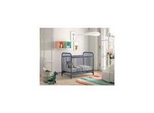 5420070240277 - JAXX BRONXX Babybett mit Liegefläche 60 x 120 cm Ausf Metall Denim Blau matt - versch Ausführungen