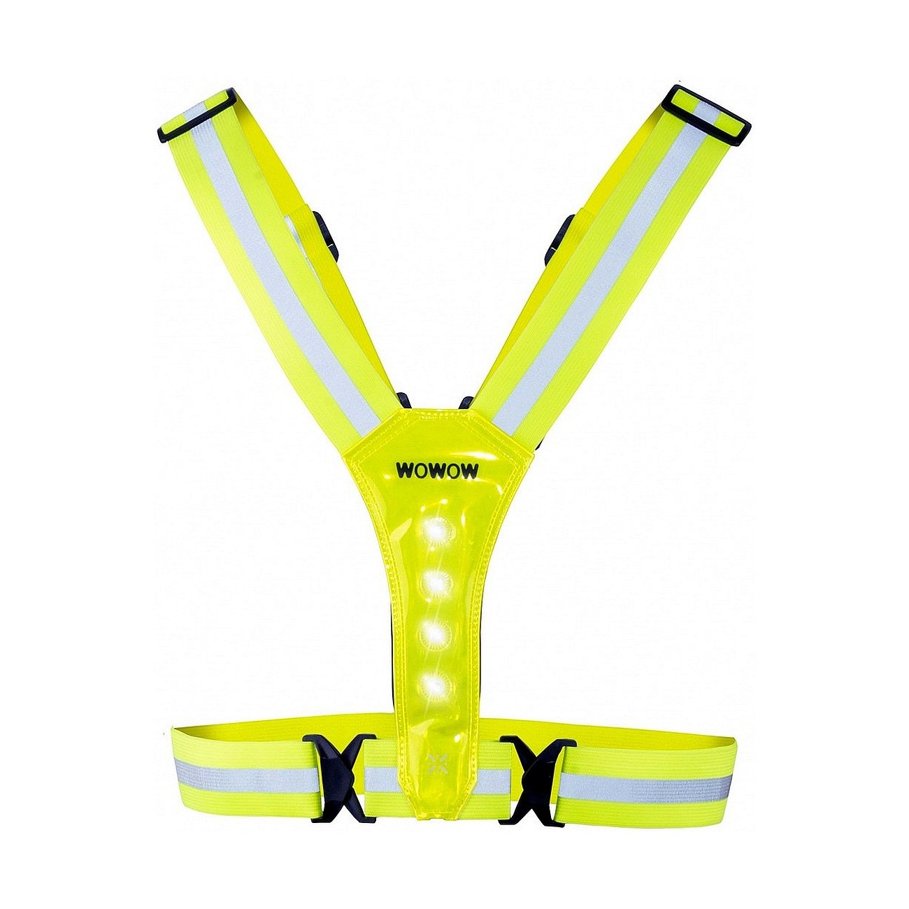 5420071102680 - WOWOW Nokta Laufgürtel LED Reflektierend USB Gelb