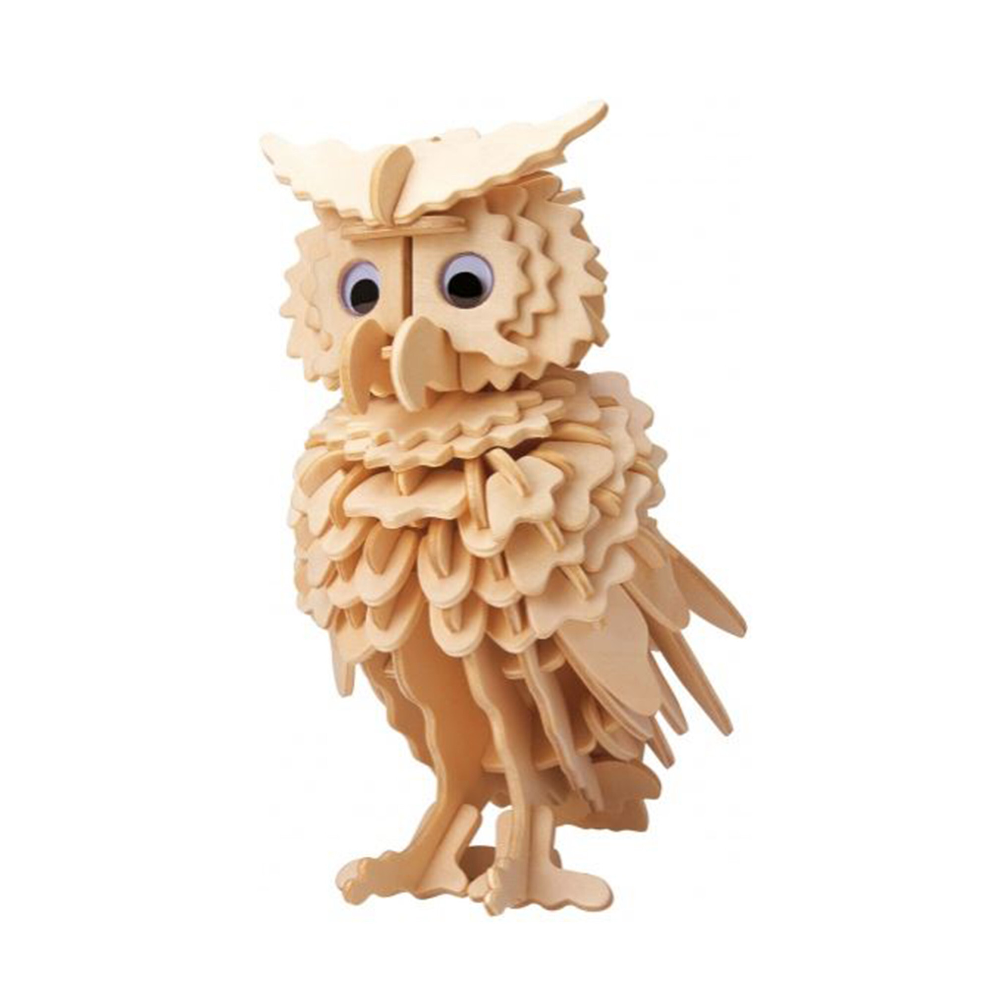 5425004731708 - Gepettos Workshop Wooden Construction Kit 3D - Owl