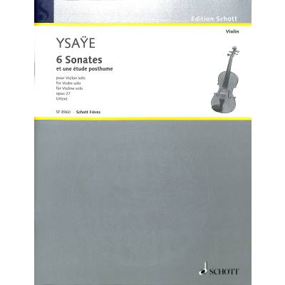 5425005440081 - 6 Sonaten op 27 + une Etude posthume