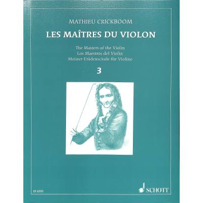 5425005440937 - Les maitres du violon 3 | Meister Etüdenschule 3