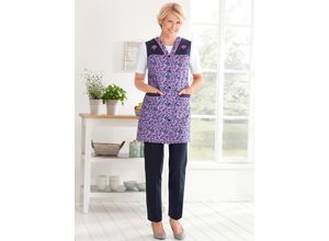 5425023252215 - Damen Kasack in fuchsia-bedruckt Größe 56 Witt Weiden 50% Baumwolle 50% Polyester