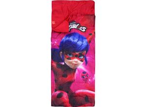 5425039188904 - Aymax - Kuscheliger Miraculous Ladybug Schlafsack Schlafrolle 70 x 140 cm Perfekt für zu Hause und unterwegs