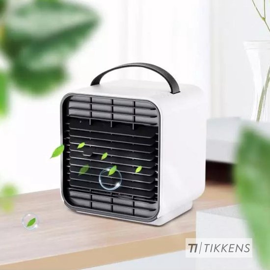 5430001973082 - TIKKENS Mini-Luftkühler   Ventilator   Tischventilator   Luftkühler - Weiß