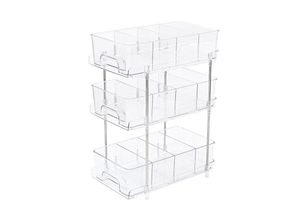 5441600266895 - Coocheer - Aufbewahrungsschrank unter der Spüle Schreibtisch-Kosmetik-Aufbewahrungsbox Organizer für die Küche unter der Spüle multifunktionales