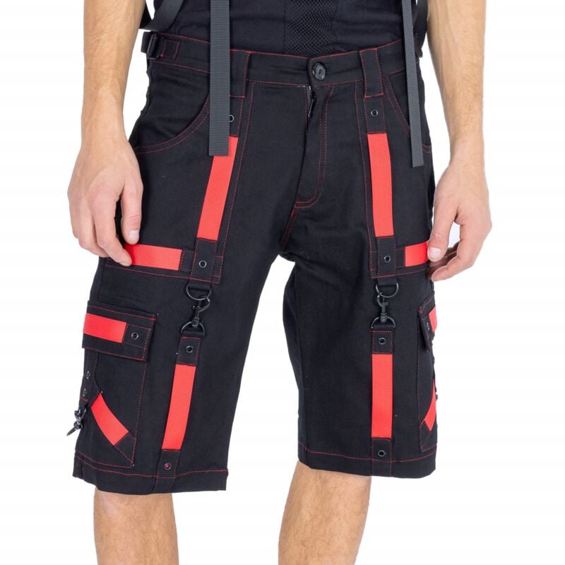 5461944537529 - MEMPHIS SHORTS MENS BLACK RED Short schwarz rot in 32 5461944537529 - MEMPHIS SHORTS MENS BLACK RED Short schwarz rot in 32