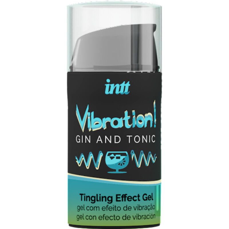 5600304015493 - INTT - KRAFTVOLLES INTIMSTIMULIERENDES FLÜSSIGES VIBRATOR-GEL GIN & TONIC 15 ml