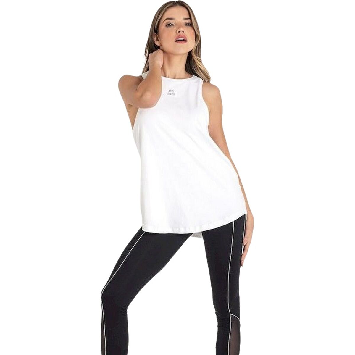 5600366668477 - Womens Sleeveless T-shirt Dictchil Tank Top Energy Mujer White
