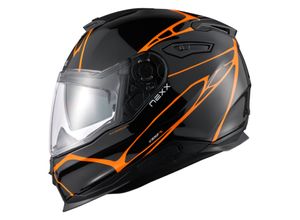 5600427114097 - Integralhelm Y100 B-Side Schwarz-Orange