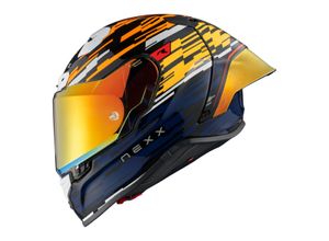 5600427115377 - Integralhelm XR3R Glitch Racer Orange-Blau