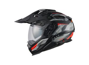 5600427117128 - Adventure Helm XWED3 Trailmania Grau Rot Matt