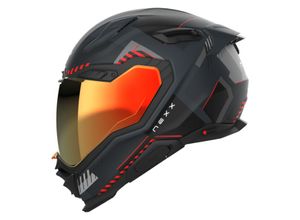 5600427119146 - Integralhelm XWST3 Fluence Grau-Rot Matt