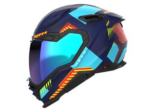 5600427119290 - Integralhelm XWST3 Fluence Blau-Rot