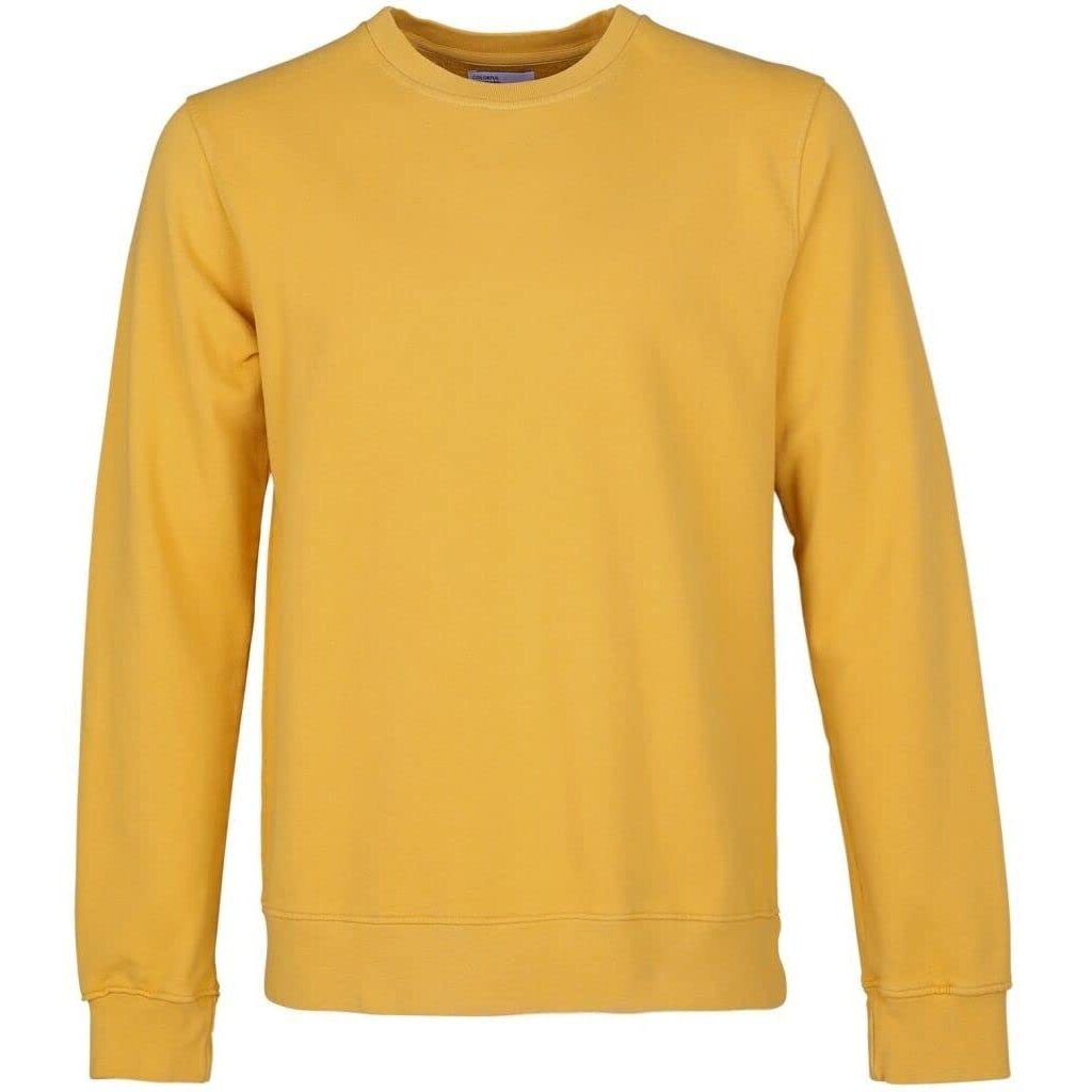 5600493178214 - Sweatshirt mit Rundhalsausschnitt Classic Organic burned yellow