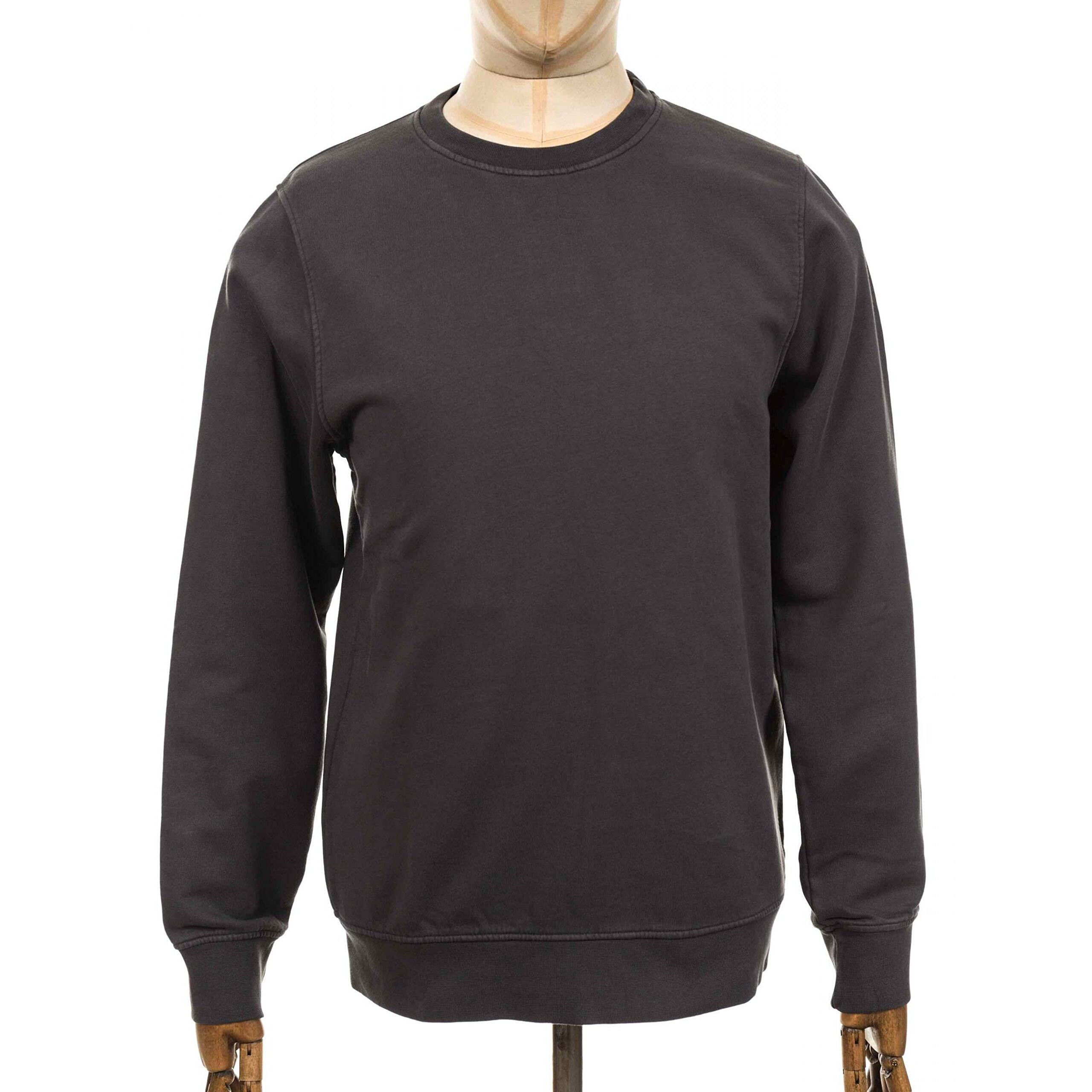 5600493178368 - Sweatshirt mit Rundhalsausschnitt Classic Organic lava grey