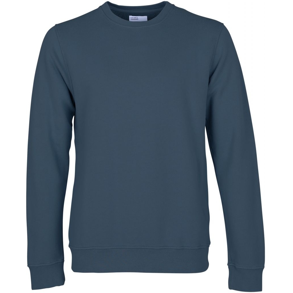 5600493194757 - Sweatshirt mit Rundhalsausschnitt Classic Organic petrol blue