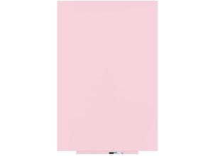 5601570618241 - Magnettafel „Slim“ Eco - Rosa - ohne Rahmen - 100x150 cm - für Kita und Schule