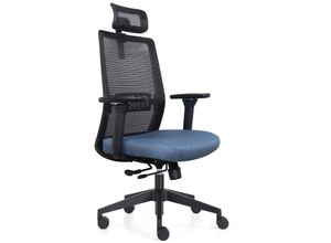 5601570645742 - Vivol - Bürostuhl Napoli Deluxe 4D - ergonomisch - Blau - Blau