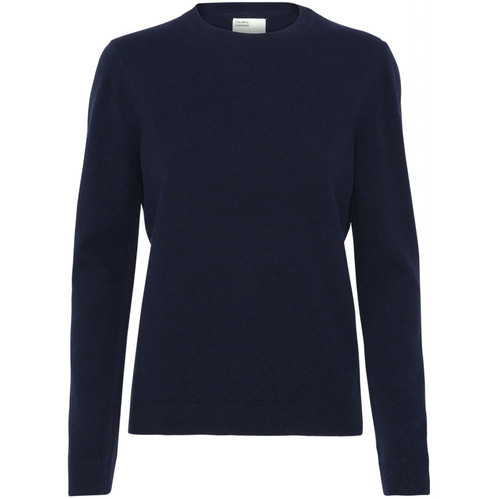 5602991013974 - Pullover mit Rundhalsausschnitt aus Wolle Frau light merino navy blue