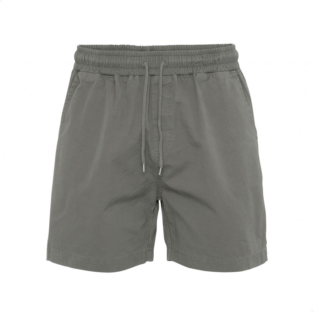 5602991016333 - Classic Organic Twill Drawstring Shorts Dusty Olive