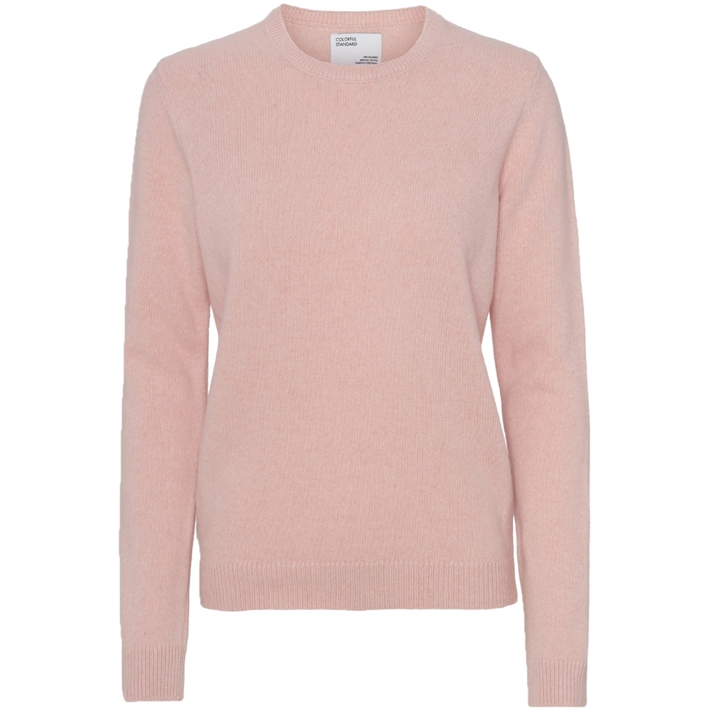 5602991022365 - Pullover mit Rundhalsausschnitt aus Wolle Frau Classic Merino faded pink