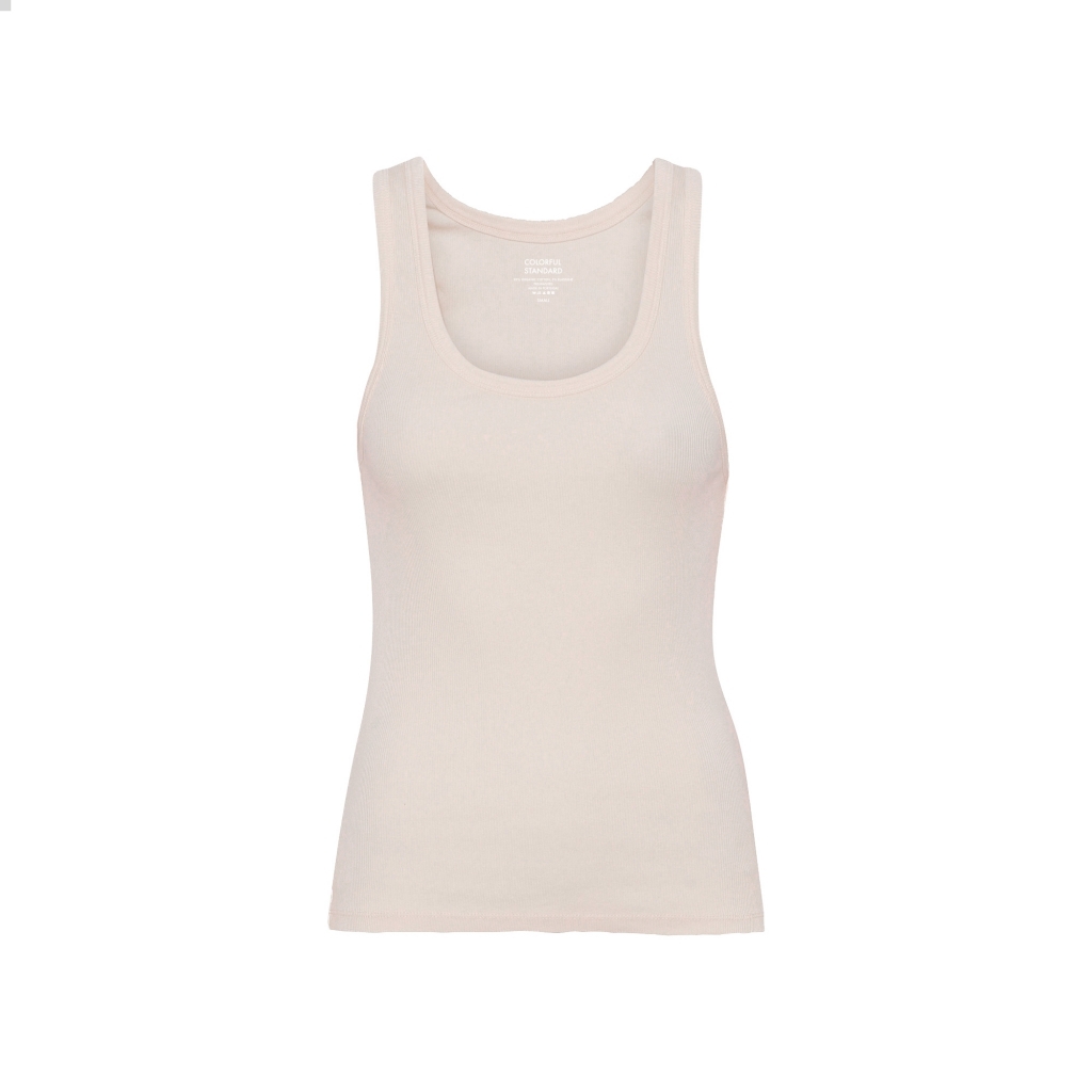 5602991039257 - Geripptes Tanktop Frau Organic ivory white