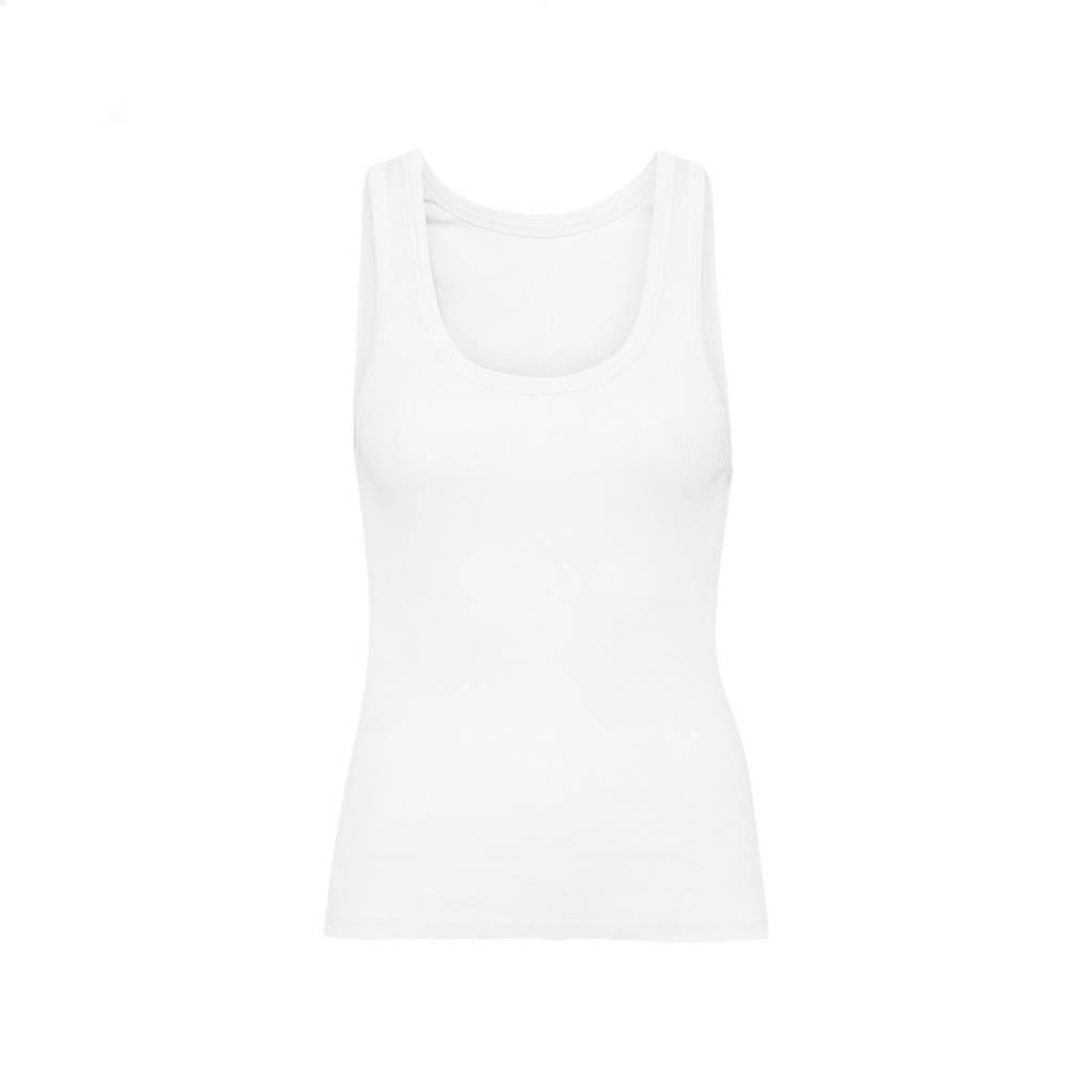 5602991039400 - Geripptes Tanktop Damen Organic optical white