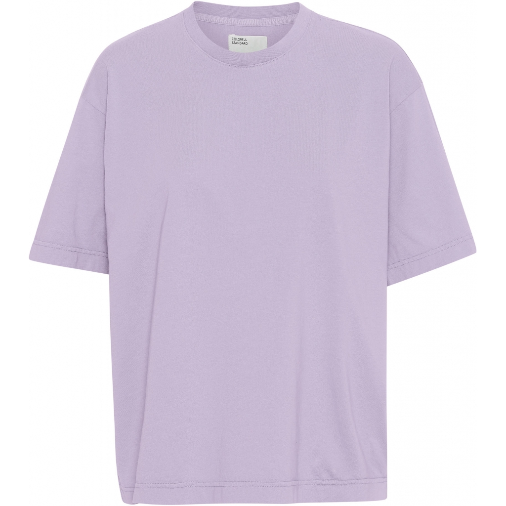 5602991055486 - T-Shirt Frau Organic oversized soft lavender