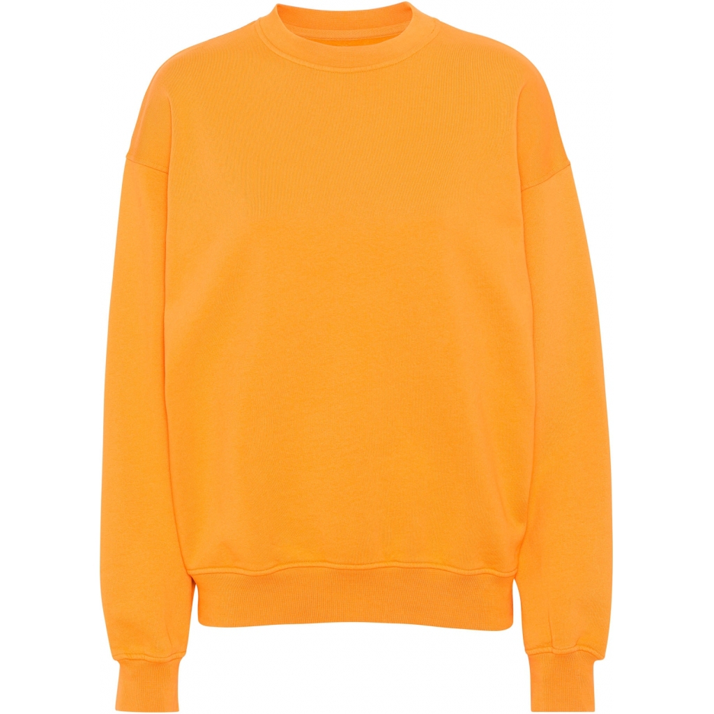 5602991060350 - Sweatshirt mit Rundhalsausschnitt Organic oversized sunny orange