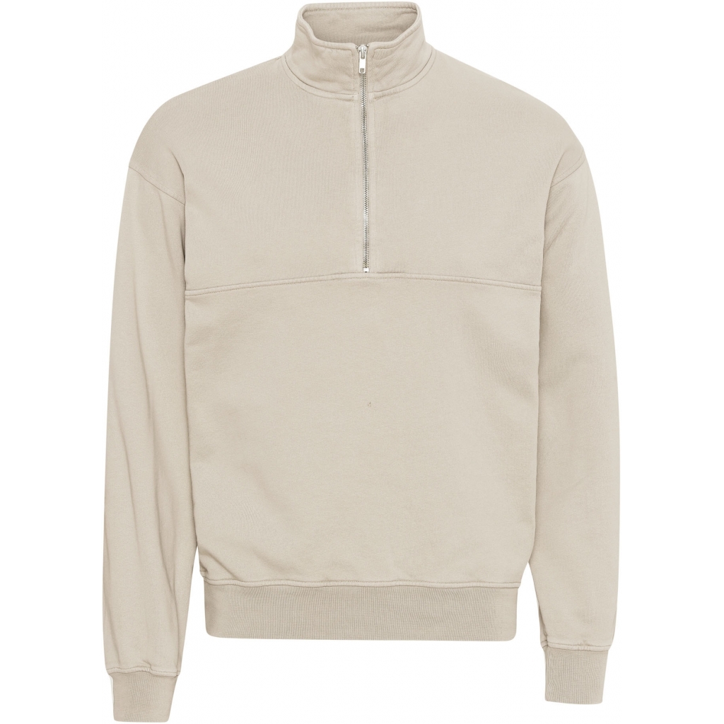 5602991061265 - Sweatshirt 1 4 Reißverschluss Organic ivory white 5602991061265 - Sweatshirt 1 4 Reißverschluss Organic ivory white