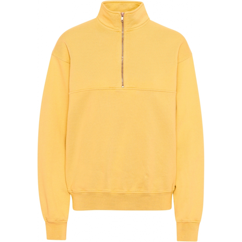 5602991061456 - Sweatshirt 1 4 Reißverschluss Organic lemon yellow 5602991061456 - Sweatshirt 1 4 Reißverschluss Organic lemon yellow