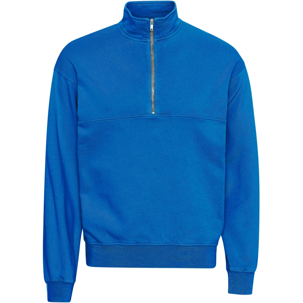 5602991061845 - Sweatshirt 1 4 Reißverschluss Organic pacific blue