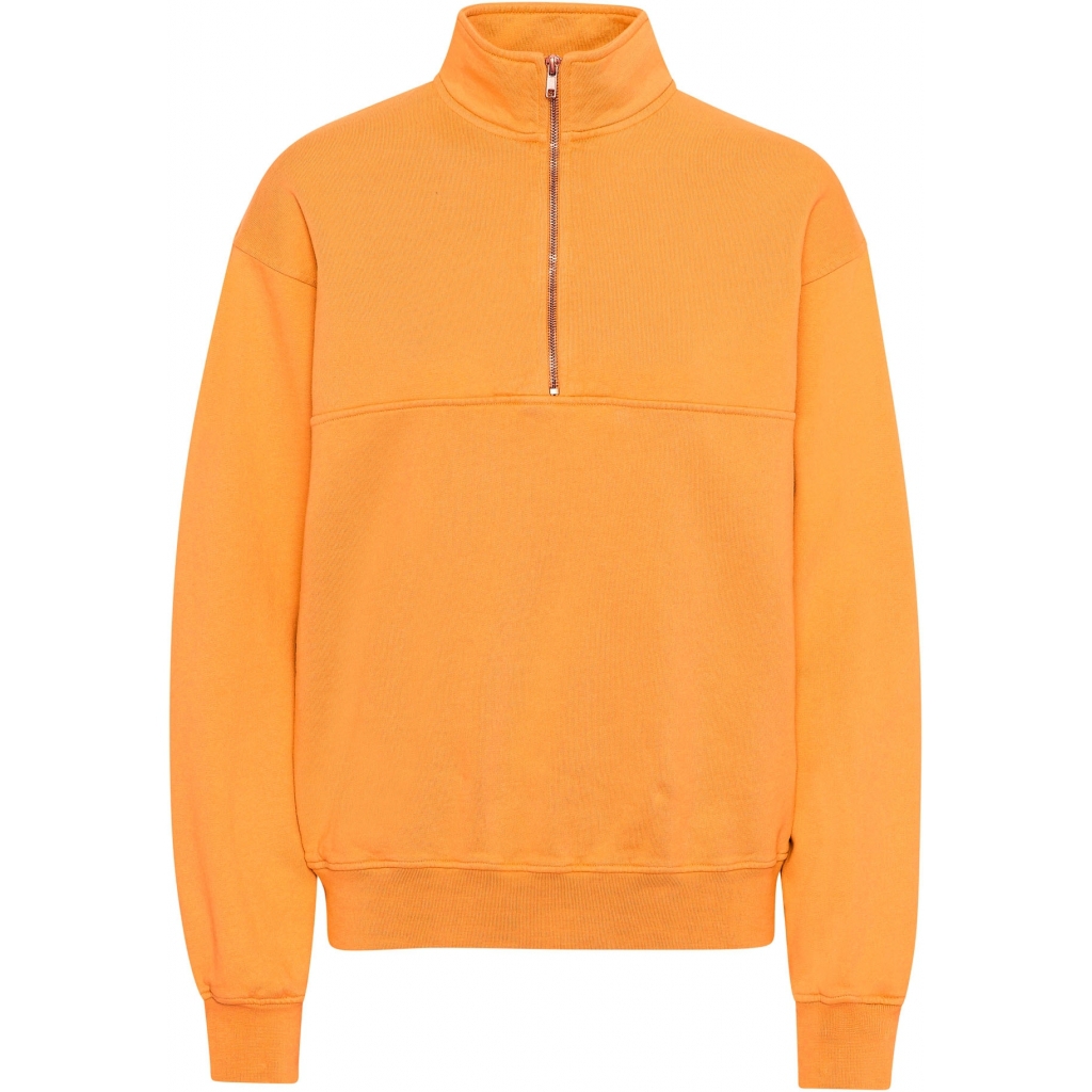 5602991062606 - Sweatshirt 1 4 Reißverschluss Organic sunny orange