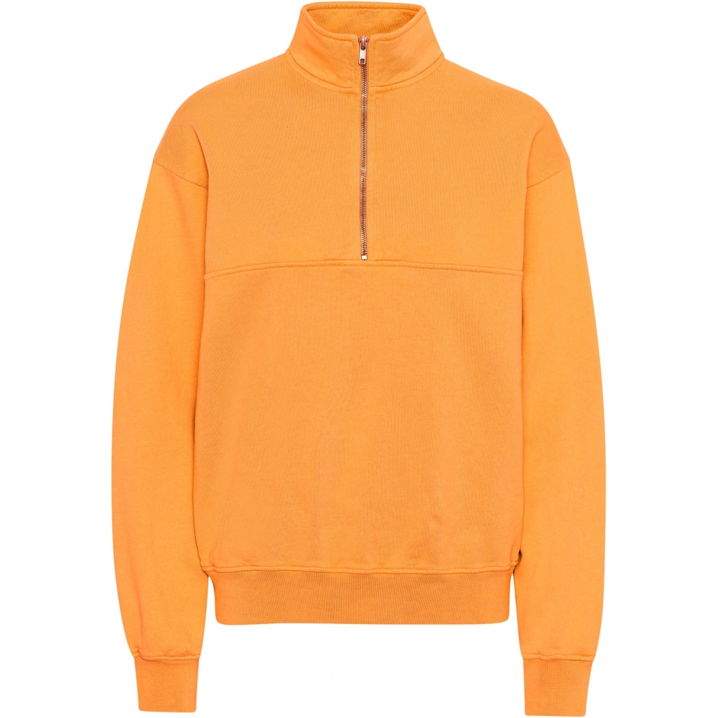 5602991062637 - Sweatshirt 1 4 Reißverschluss Organic sunny orange