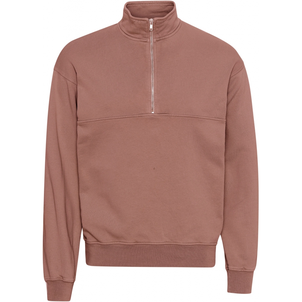 5602991065447 - Sweatshirt 1 4 Reißverschluss Organic rosewood mist