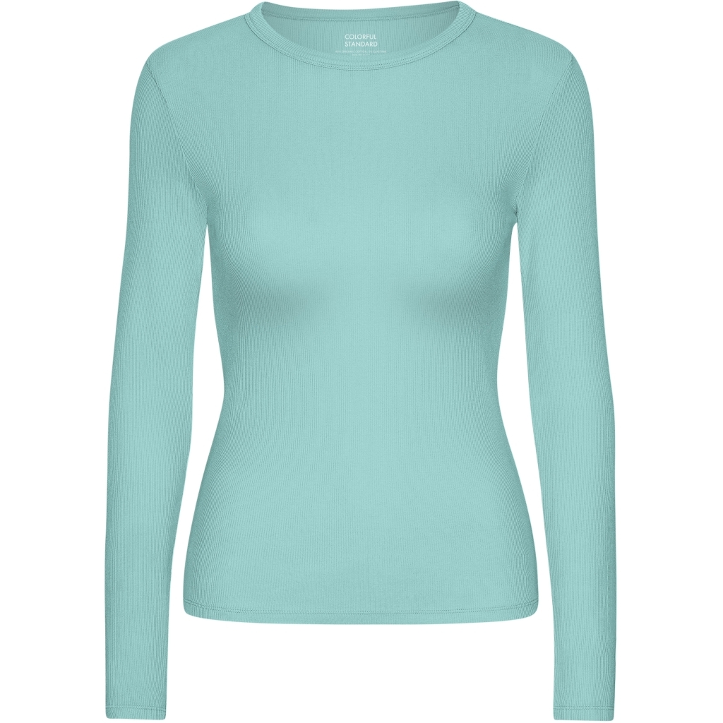 5602991068158 - Langarmshirt Organic Teal Blue